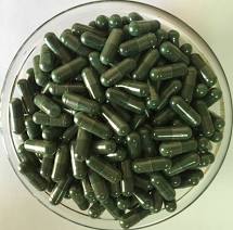 Spirulina capsules